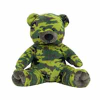 Ultrasound Heartbeat Camouflage Bear Plush Toy