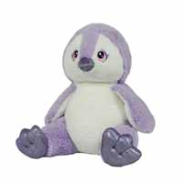 Ultrasound Heartbeat Purple Penguin Plush Toy